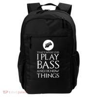 I Play Bass Funny Bass Guitar Backpack thumb 0