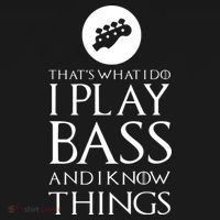 I Play Bass Funny Bass Guitar Backpack thumb 2