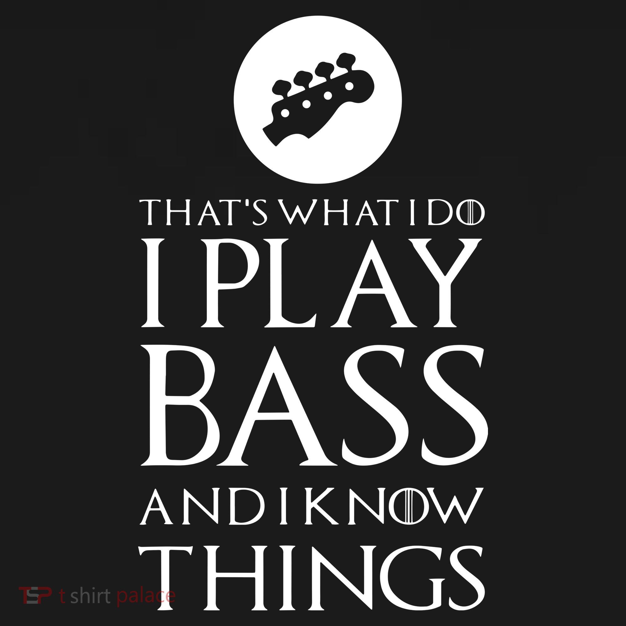 I Play Bass Funny Bass Guitar Backpack