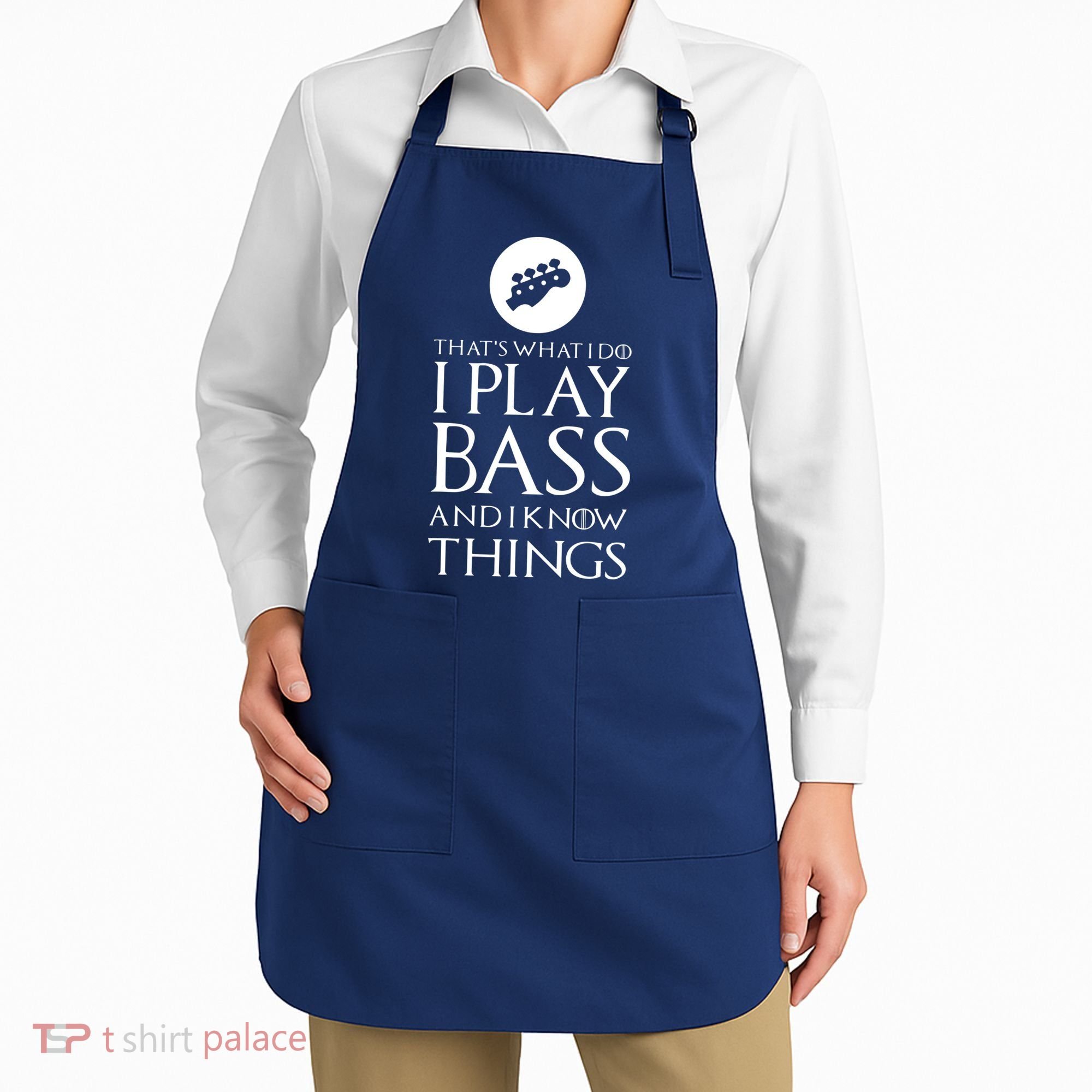 I Play Bass Funny Bass Guitar Apron