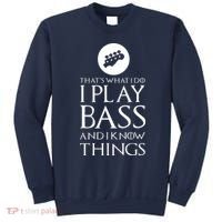 I Play Bass Funny Bass Guitar Sweatshirt thumb 0