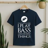 I Play Bass Funny Bass Guitar T-Shirt thumb 2
