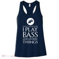 I Play Bass Funny Bass Guitar Women's Tank Top thumb 0