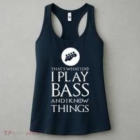 I Play Bass Funny Bass Guitar Women's Tank Top thumb 3