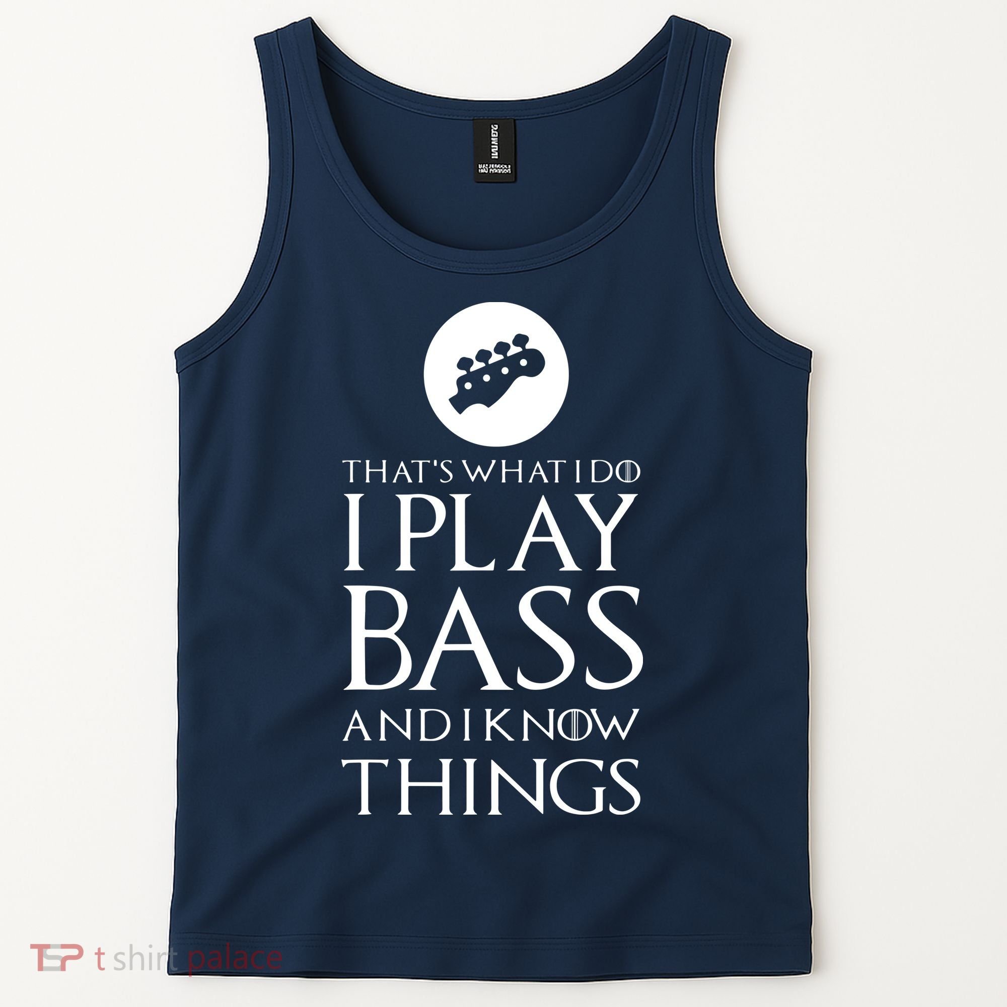 I Play Bass Funny Bass Guitar Tank Top