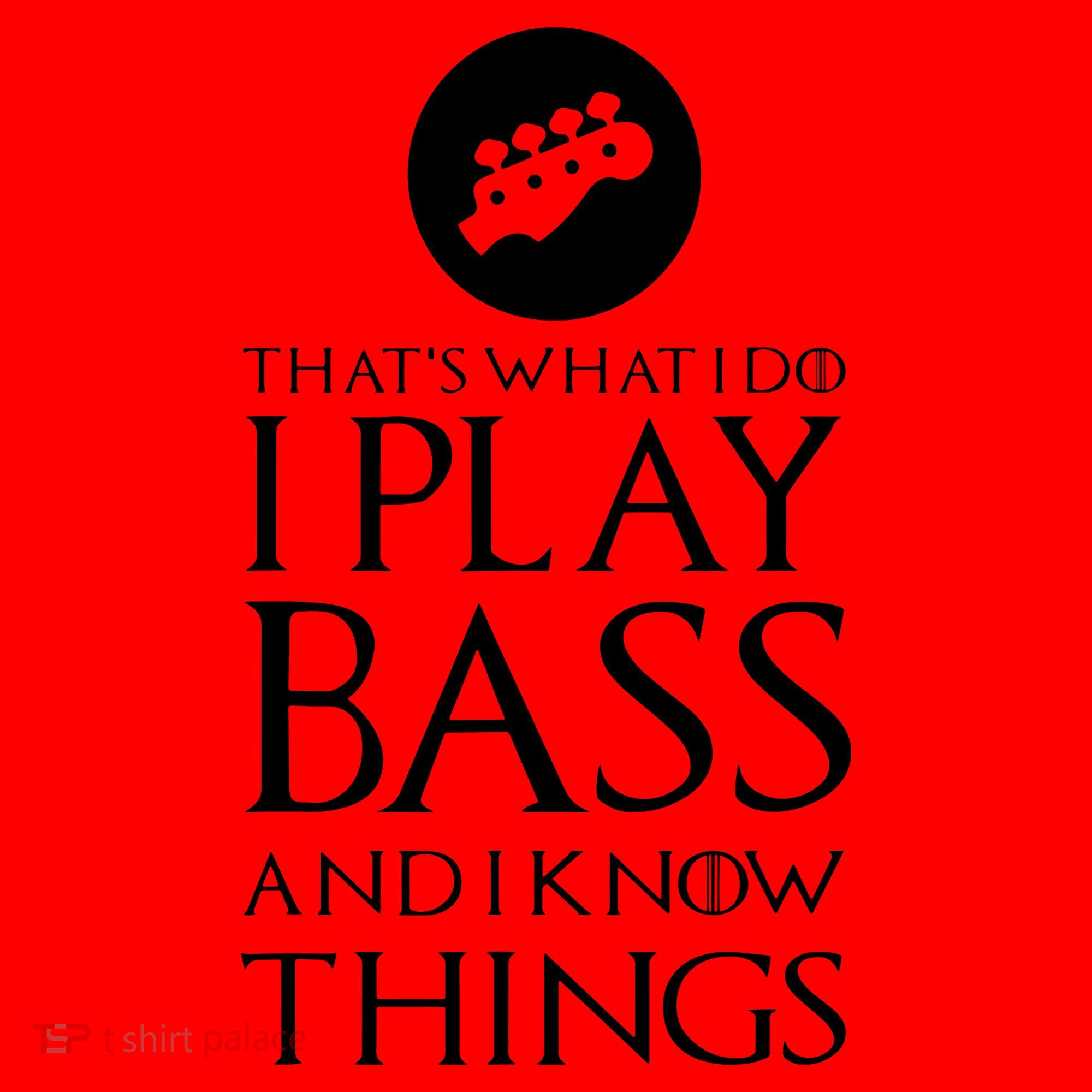 I Play Bass Funny Bass Guitar Santa Hat