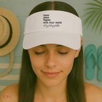 Inner Peace Begins With Four Words Not My Fking Problem Visor thumb 2