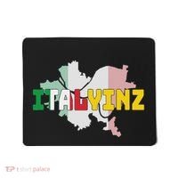 Italyinz Pittsburgh Black And Gold Italian Flag Mousepad thumb 0