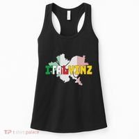 Italyinz Pittsburgh Black And Gold Italian Flag Women's Tank Top thumb 0