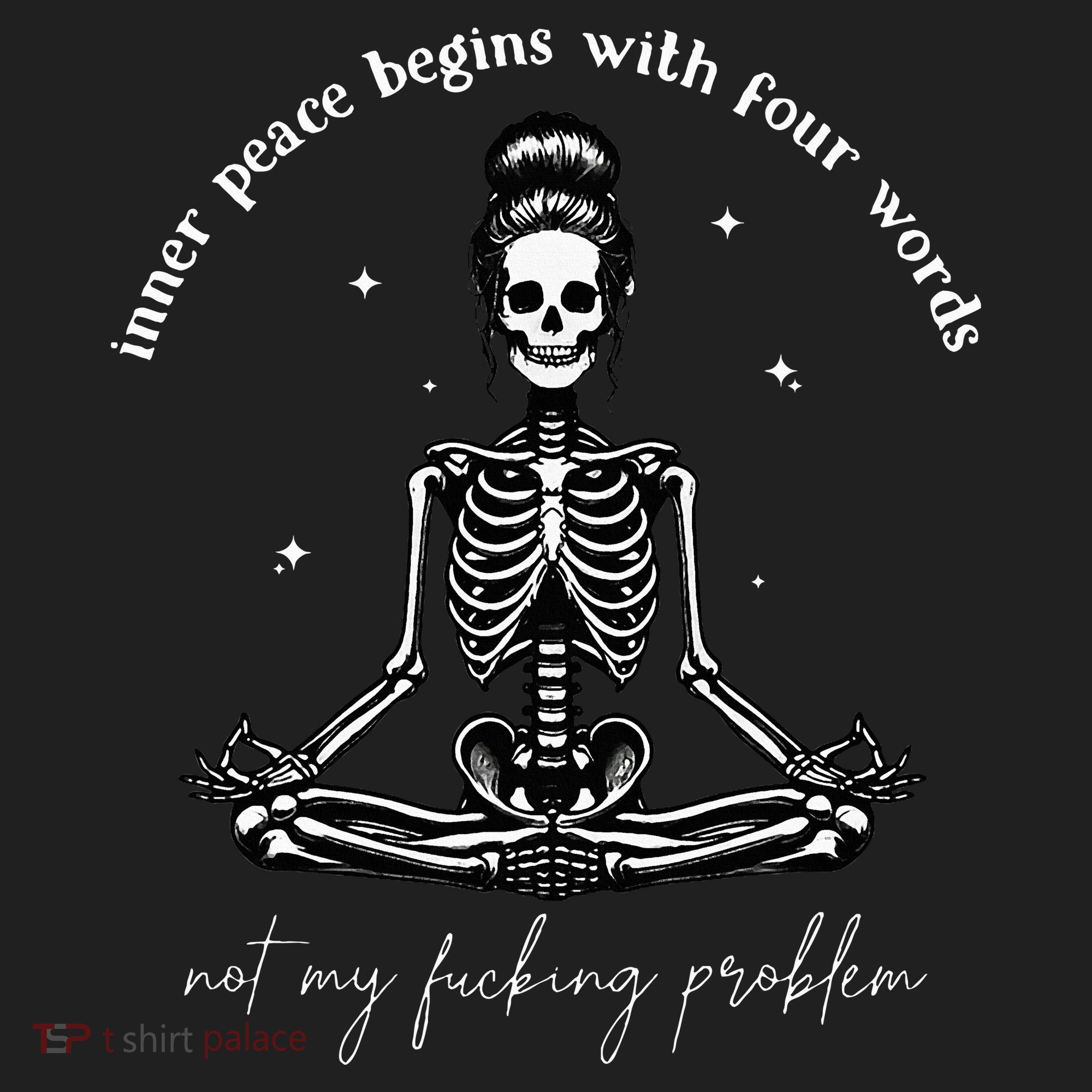 Inner Peace Begins With Four Words Not My Fucking Problem Women's Sweatshirt