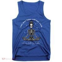 Inner Peace Begins With Four Words Not My Fucking Problem Tank Top thumb 0
