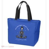Inner Peace Begins With Four Words Not My Fucking Problem Tote Bag thumb 3
