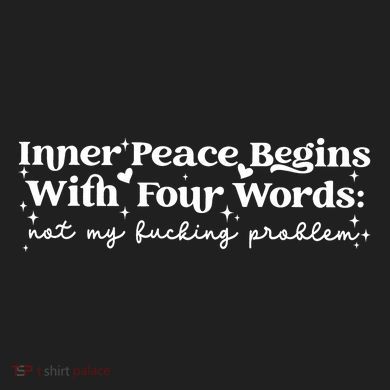 Inner Peace Begins With Four Words Five-Panel Snapback Cap