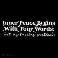 Inner Peace Begins With Four Words Coaster thumb 2