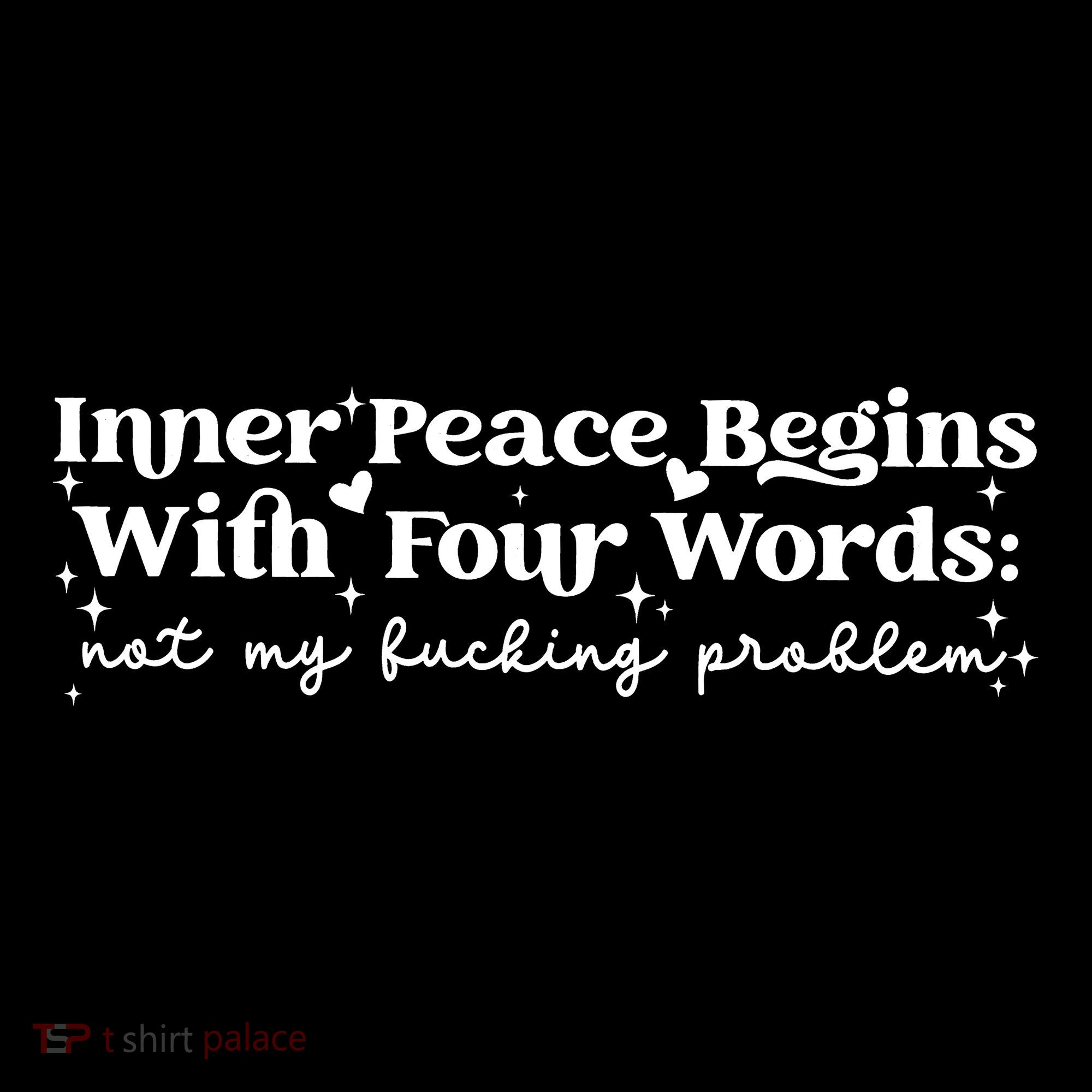Inner Peace Begins With Four Words Coaster
