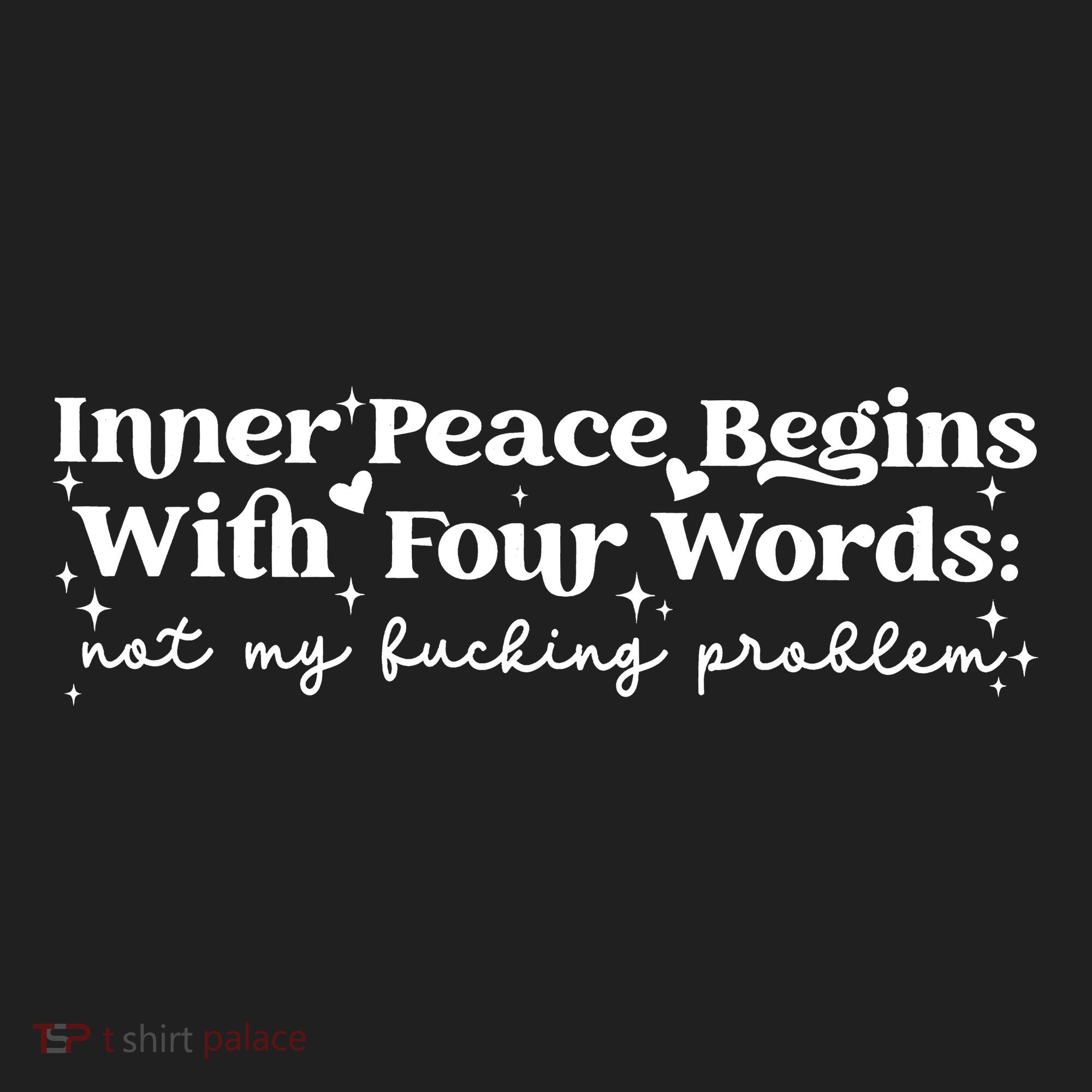 Inner Peace Begins With Four Words Tumbler