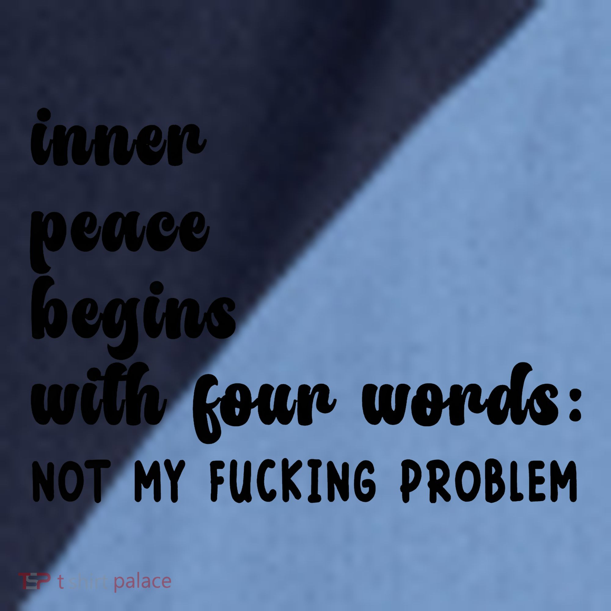 Inner Peace Begins With Four Words Hilarious Joke Raglan Baseball Sleeve Shirt