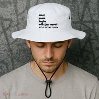 Inner Peace Begins With Four Words Hilarious Joke Bucket Hat thumb 2