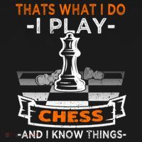I Play Chess And I Know Things Chess Player Chess Board Meaningful Gift Bucket Hat thumb 4