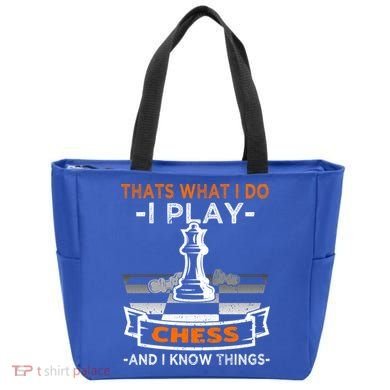 I Play Chess And I Know Things Chess Player Chess Board Meaningful Gift Bag