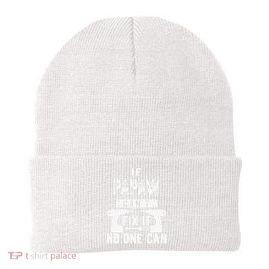 If Papaw Can't Fix It No One Can Grandpa Beanie
