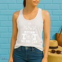 If Papaw Can't Fix It No One Can Grandpa Women's Tank Top thumb 2