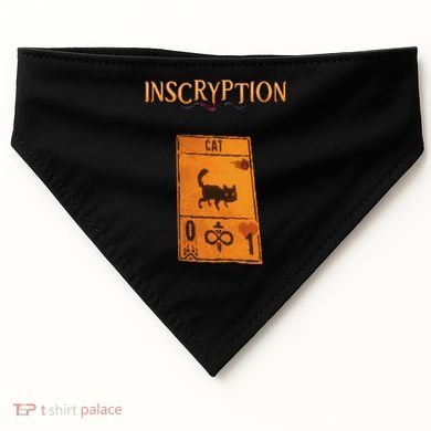 Inscryption Psychological Cat Card Game Halloween Scary USA-Made Doggie Bandana