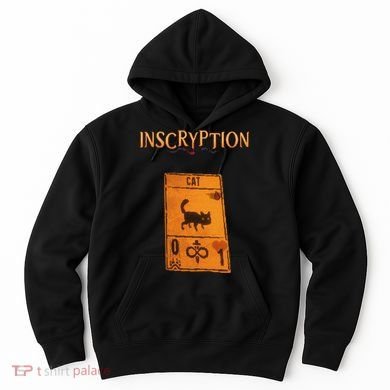 Inscryption Psychological Cat Card Game Halloween Scary Hoodie
