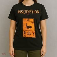 Inscryption Psychological Cat Card Game Halloween Scary T-Shirt thumb 4