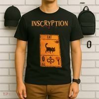 Inscryption Psychological Cat Card Game Halloween Scary T-Shirt thumb 6