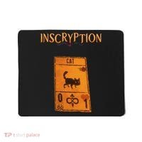 Inscryption Psychological Cat Card Game Halloween Scary Mousepad thumb 0