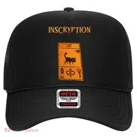 Inscryption Psychological Cat Card Game Halloween Scary Hat thumb 0