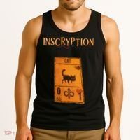 Inscryption Psychological Cat Card Game Halloween Scary Tank Top thumb 3