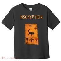 Inscryption Psychological Cat Card Game Halloween Scary Toddler T-Shirt thumb 0