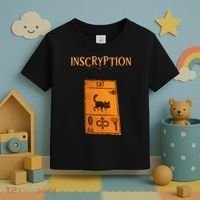 Inscryption Psychological Cat Card Game Halloween Scary Toddler T-Shirt thumb 3