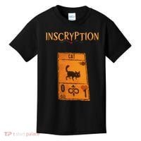 Inscryption Psychological Cat Card Game Halloween Scary Kids T-Shirt thumb 0