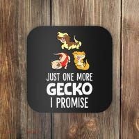 I Promise Crested Gecko Owner Just One More Crested Gecko Coaster thumb 0
