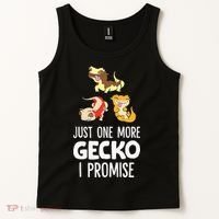 I Promise Crested Gecko Owner Just One More Crested Gecko Tank Top thumb 2