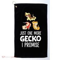 I Promise Crested Gecko Owner Just One More Crested Gecko Golf Towel thumb 0