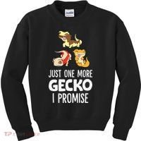 I Promise Crested Gecko Owner Just One More Crested Gecko Kids Sweatshirt thumb 0