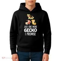 I Promise Crested Gecko Owner Just One More Crested Gecko Kids Hoodie thumb 4