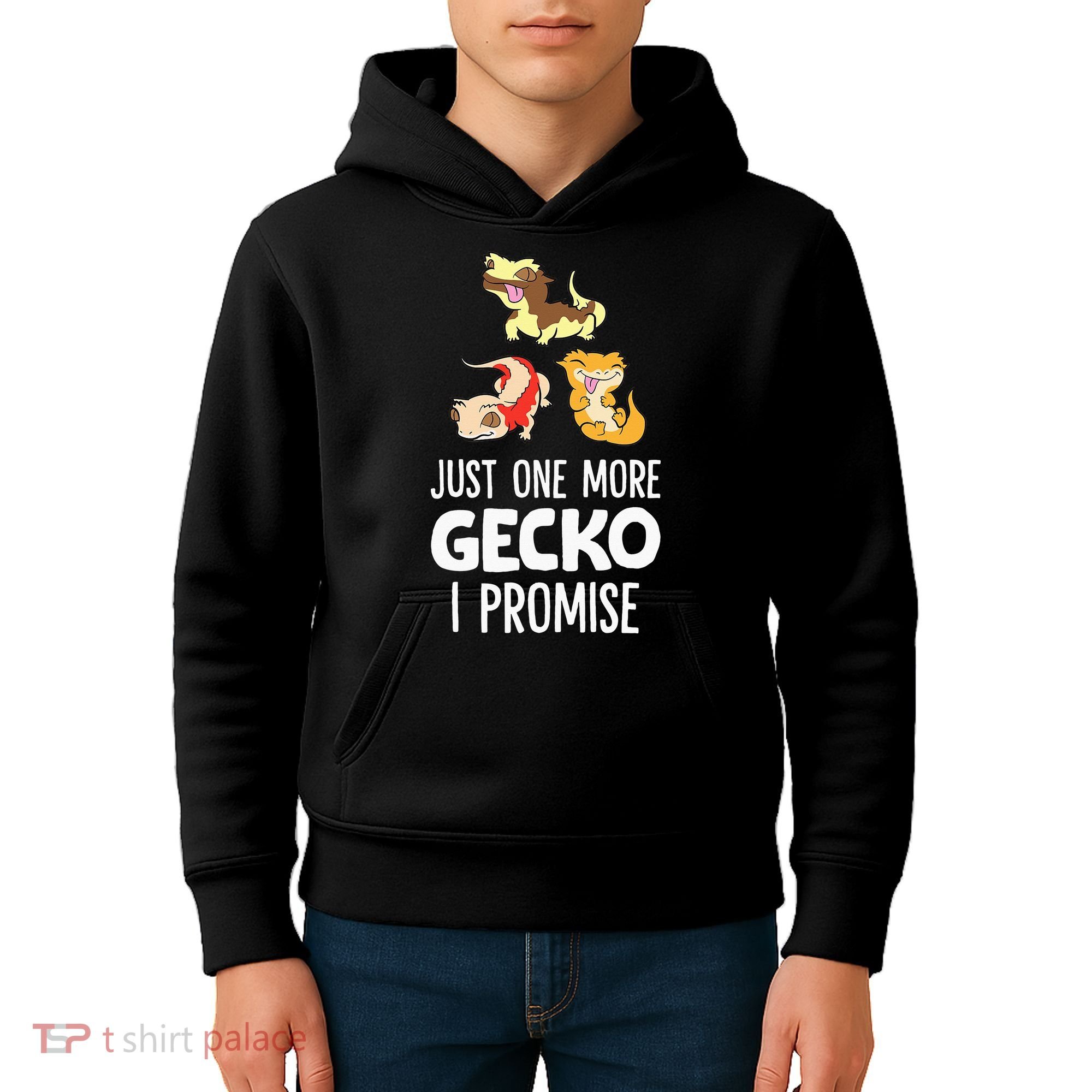 I Promise Crested Gecko Owner Just One More Crested Gecko Kids Hoodie