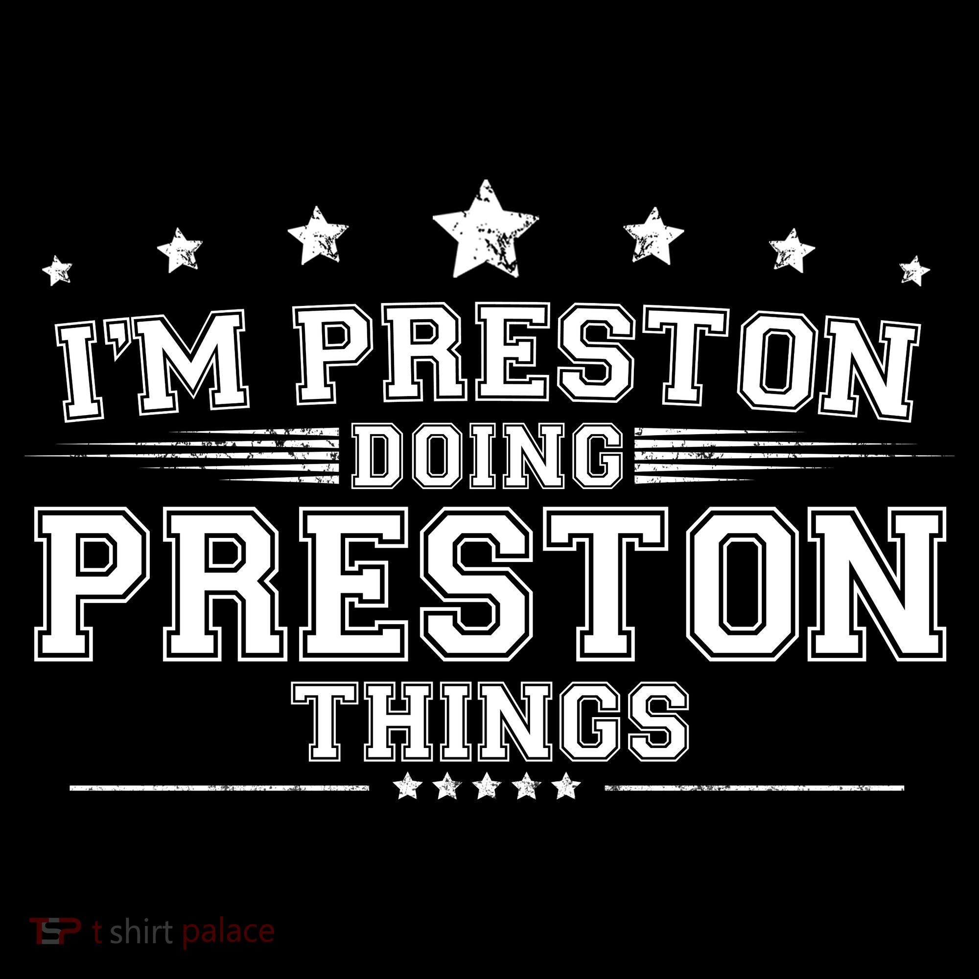 Im Preston Doing Preston Things Pajama Set