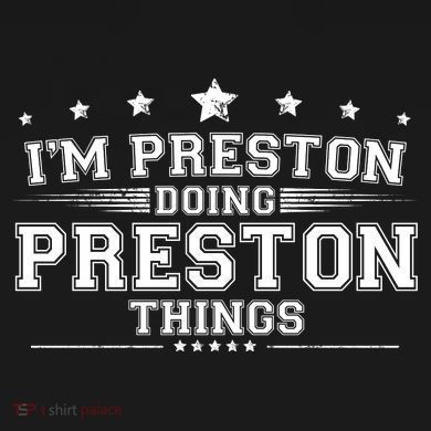Im Preston Doing Preston Things Tank Top
