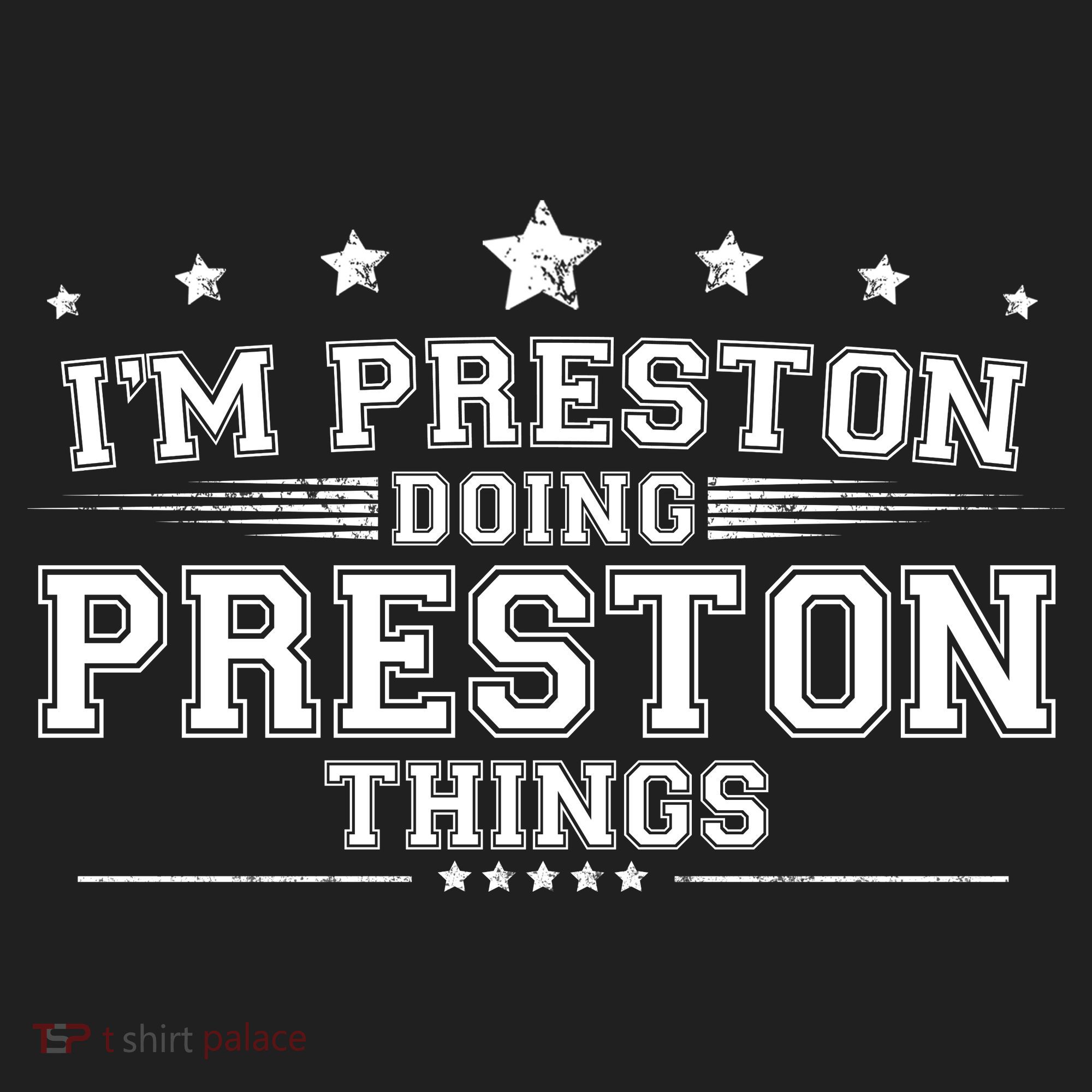 Im Preston Doing Preston Things Golf Towel