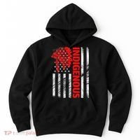 Indigenous Peoples Day Distressed Headdress Usa Flag Hoodie thumb 0