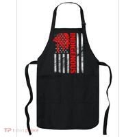 Indigenous Peoples Day Distressed Headdress Usa Flag Apron thumb 0