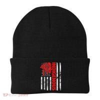 Indigenous Peoples Day Distressed Headdress Usa Flag Beanie thumb 0