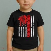 Indigenous Peoples Day Distressed Headdress Usa Flag Toddler T-Shirt thumb 2