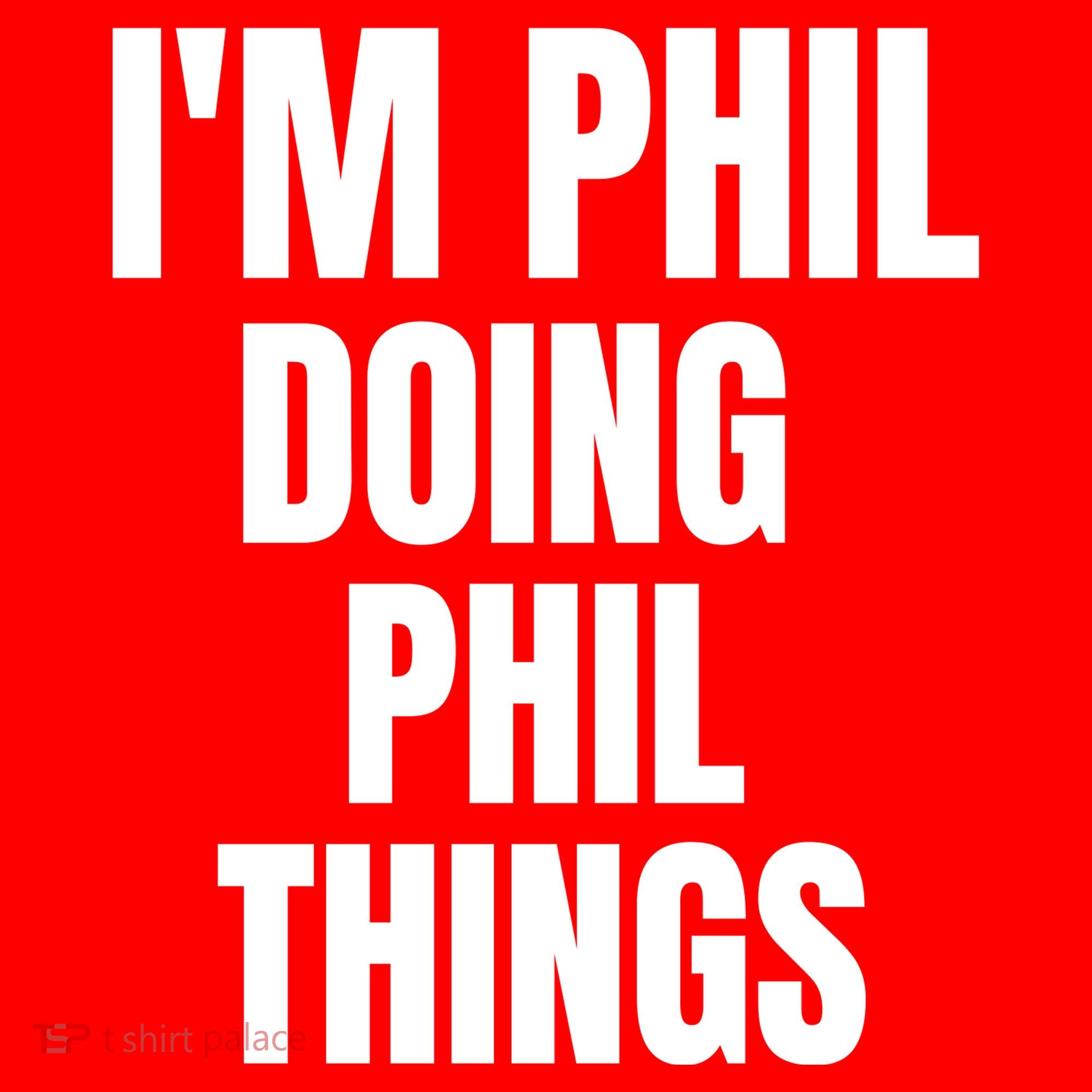 IM Phil Doing Phil Things Ornament